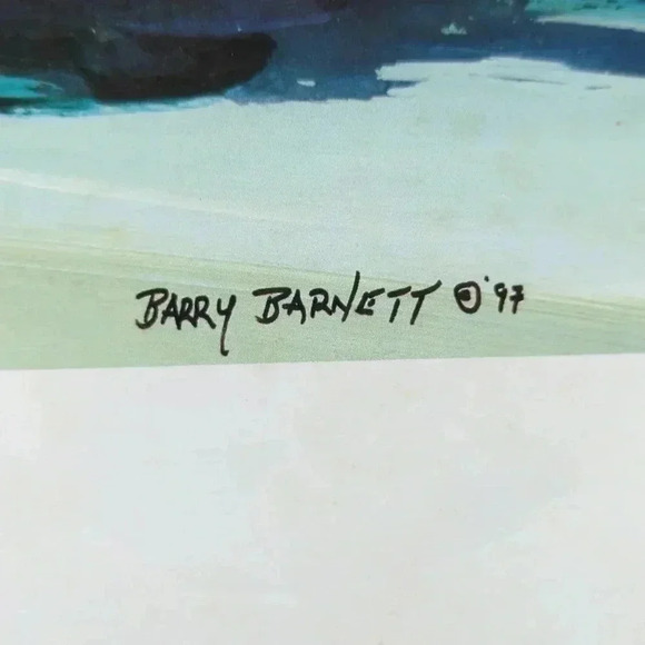Barry Barnett Print, numbered and signed - Picture 4 of 6